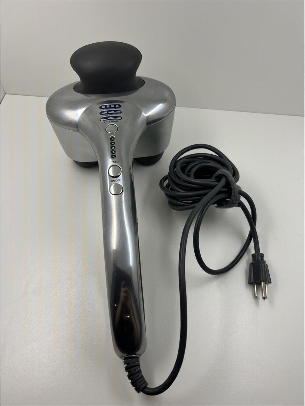Brookstone MAX Percussion Massager BST-007 5 Speed 3 Program with Case TESTED